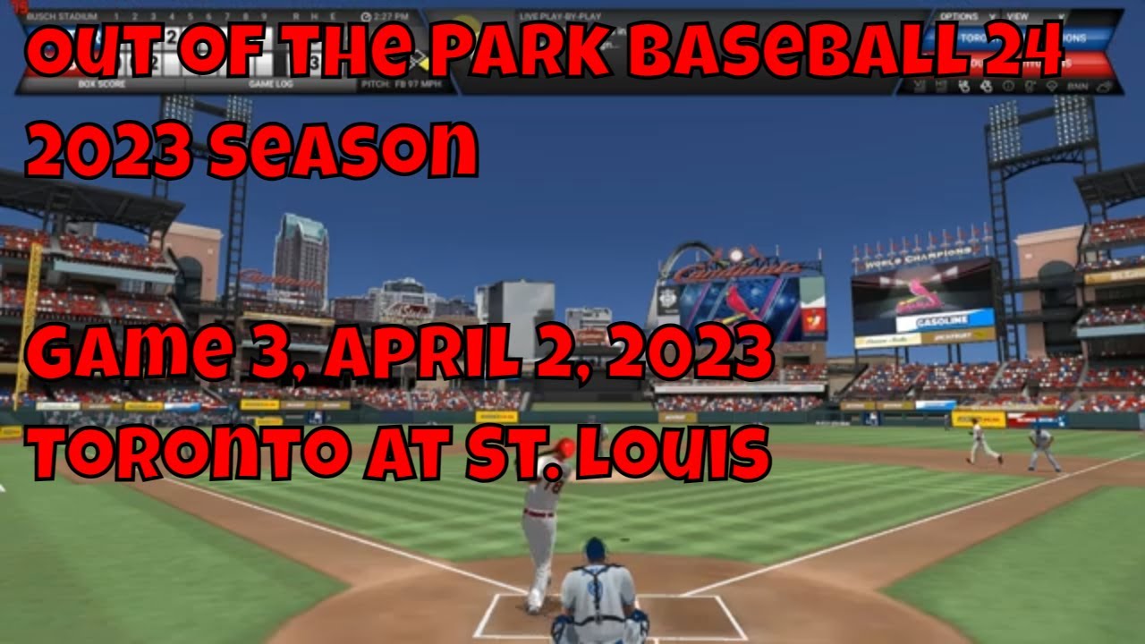 Out of the Park Baseball 24, повтор сезона 2023 г., Сент-Луис, игра 3