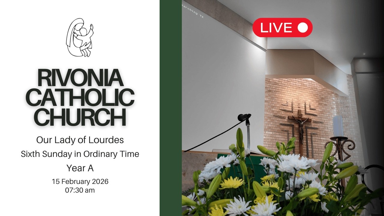 🔴 7:30am Sunday Mass, 15 February 2026