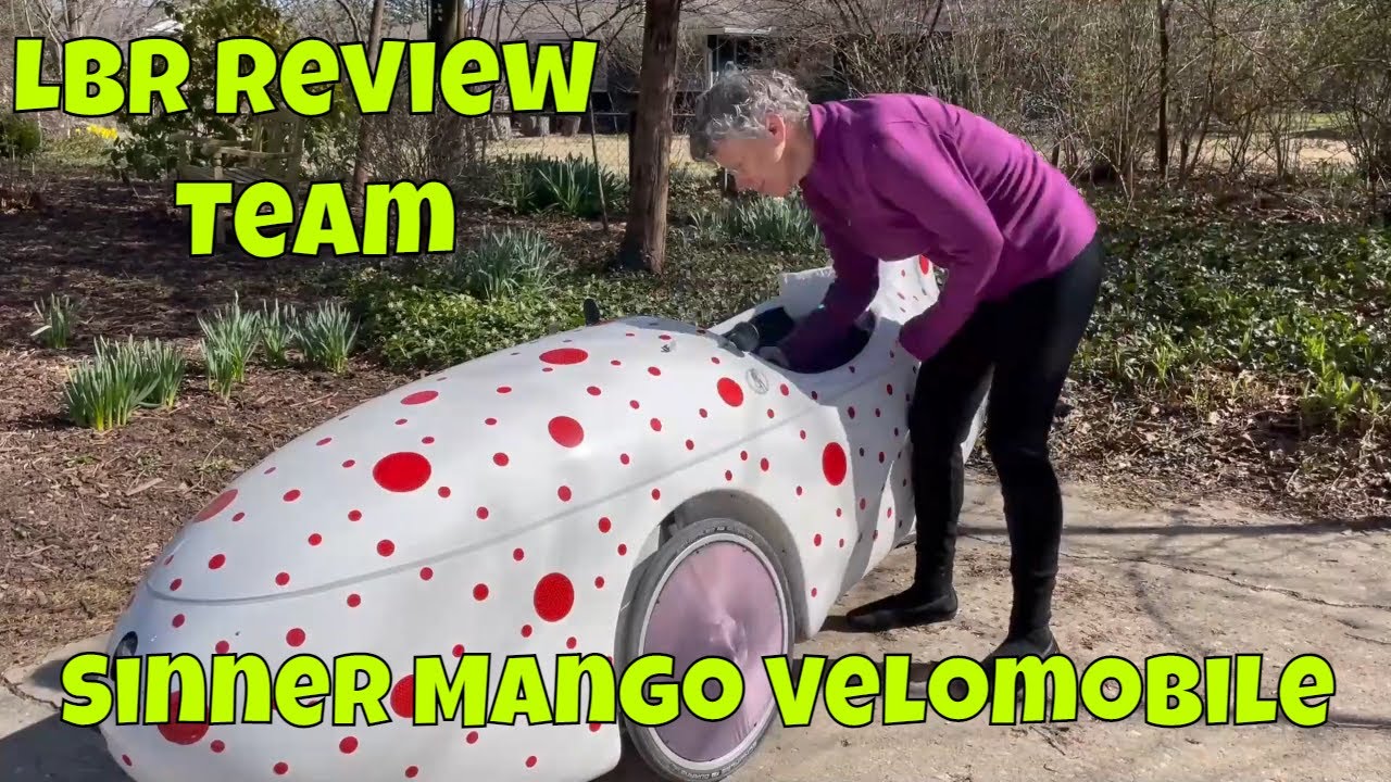 Sinner Mango Velomobile Review by Nina Paley
