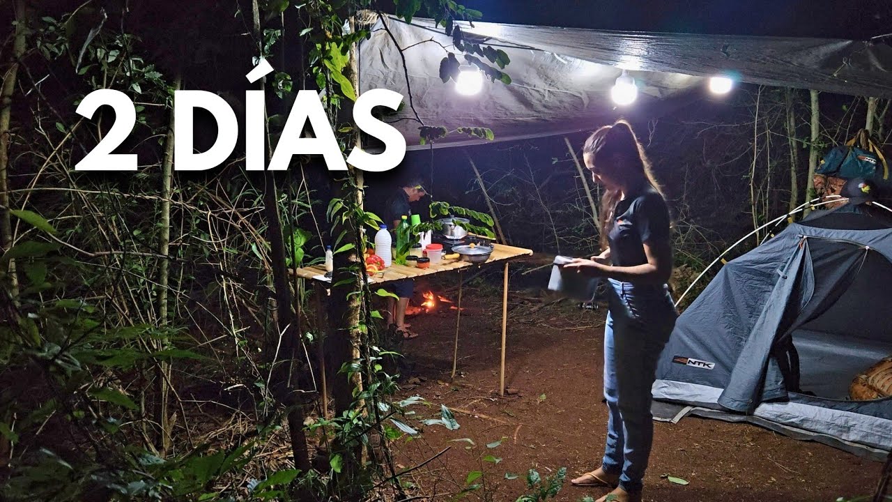 2 DIAS de ACAMPAMENTO na Barranca  do Rio Paranaiba - Com Vida Selvagem