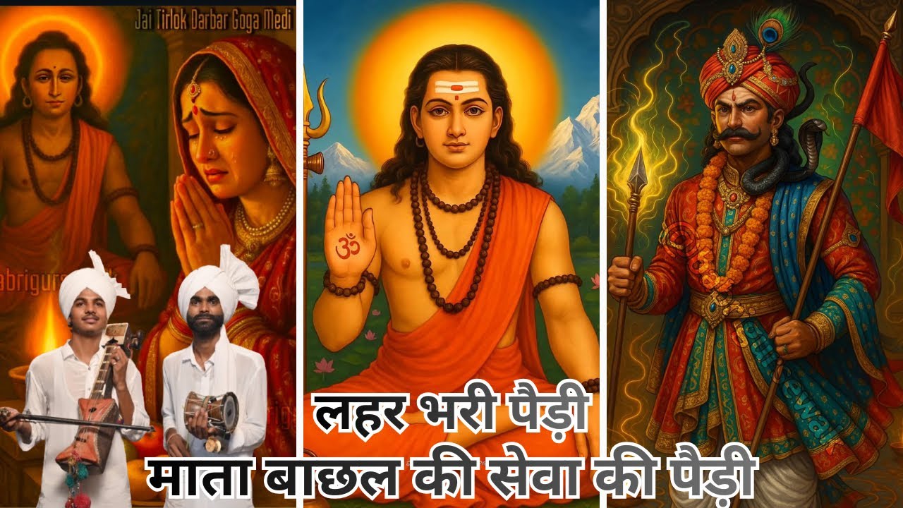 माता बाछल कैसे रोती हुई गुरु गोरखनाथ जी से सवाल जवाब करती हैं,जोरदार सवारी की पैड़ी,Manjot and ricky