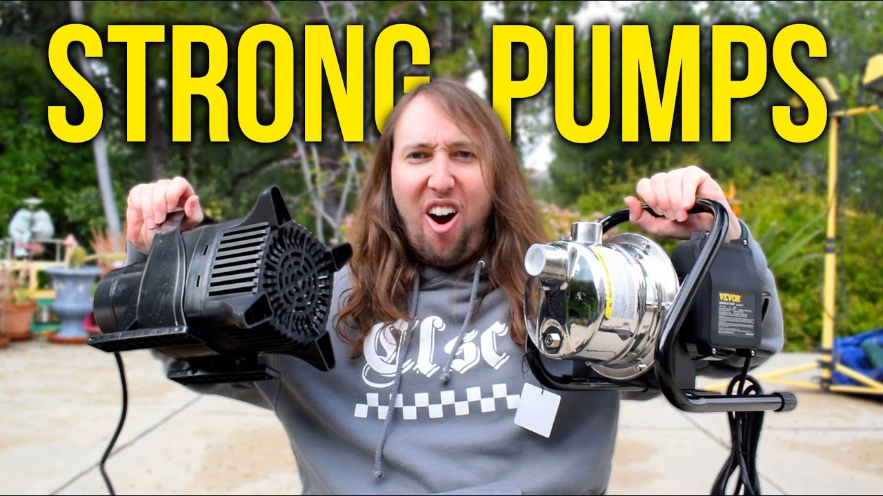 Strong Pond Pump and Water Transfer Pump by Vevor!
