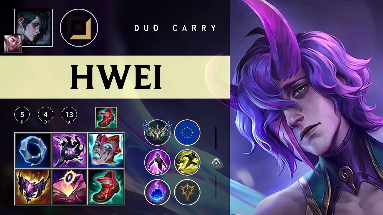 Hwei Carry vs Yunara - EUW Challenger Patch 26.01