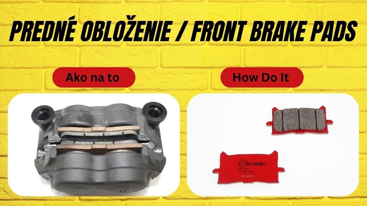Ako vymenit predne oblozenie na Africa Twin | How to change front Motorcycle Brake Pads
