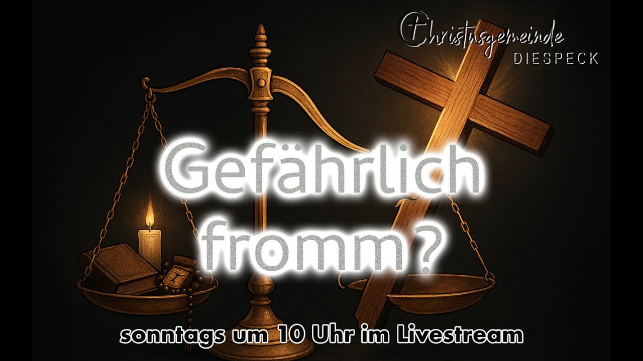 Livestream Gottesdienst I 25.01.26 I Christusgemeinde Diespeck I GEFÄHRLICH FROMM?