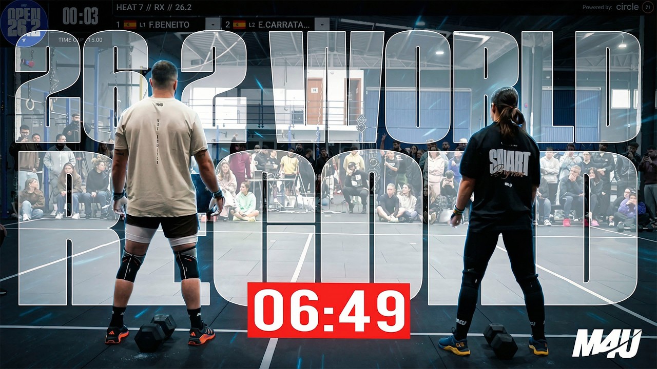 WORLD RECORD 6:49 😱 FABI BENEITO VS ELENA CARRATALÁ – OPEN 26.2