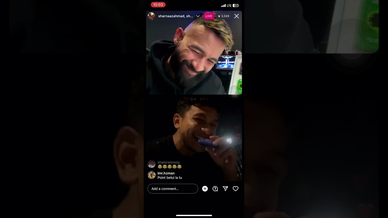 SHARNAAZ AHMAD DAN SHUKRI YAHAYA LIVE 25/8/2023!!! KETAWA TAK BERHENTI🤣🤣🤣 #sharnaazahmad #ig