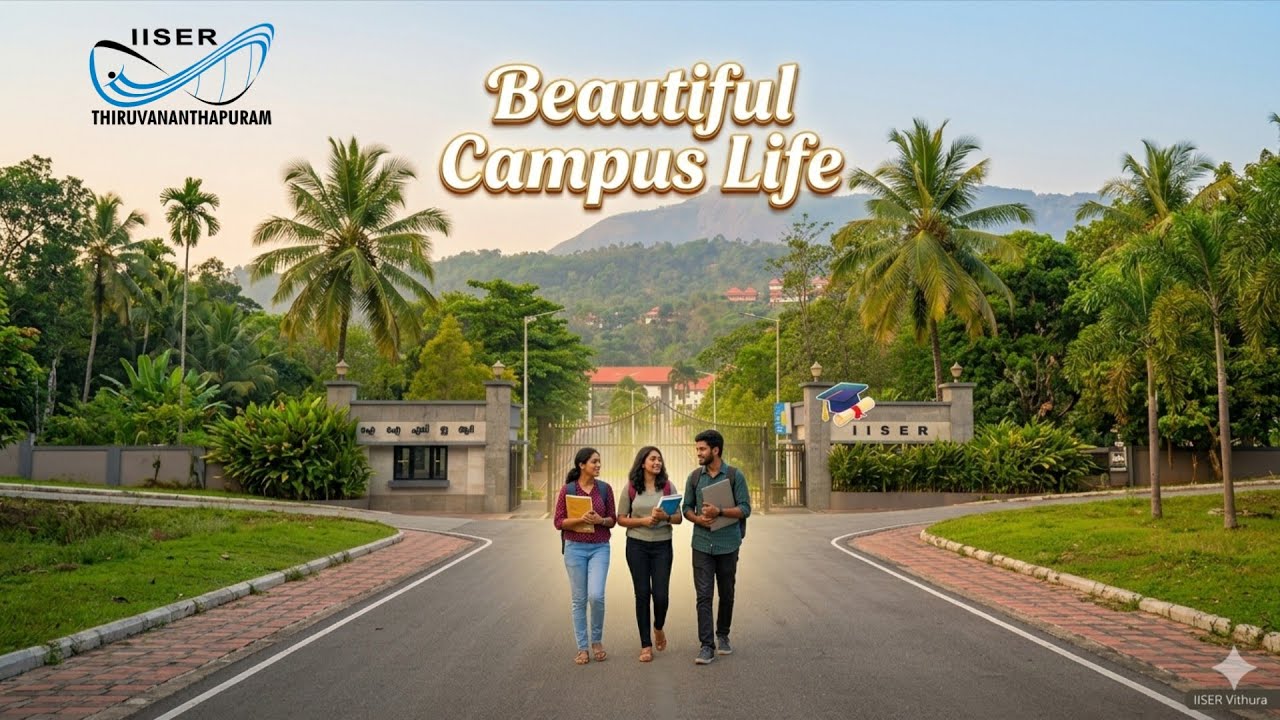 Why IISER Thiruvananthapuram is the Most Beautiful Campus in India 🏔️✨