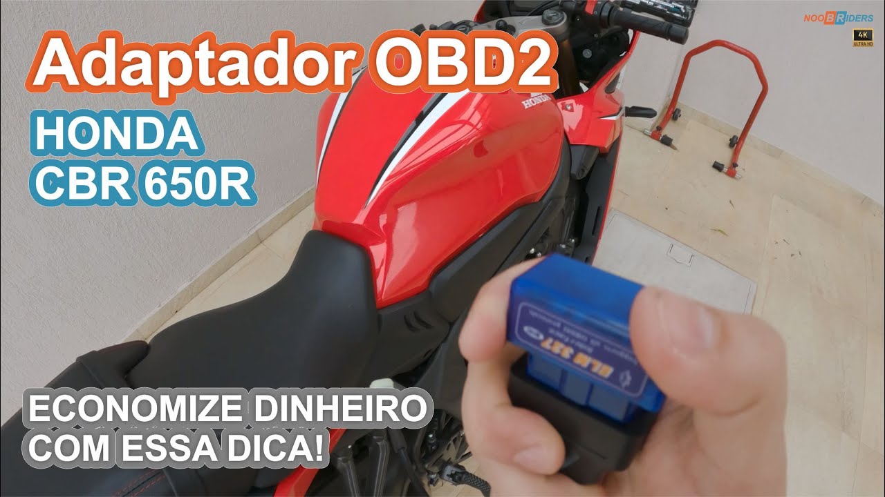 Economize dinheiro com essa Dica para motos Honda CB e CBR650R. Scanner barato OBD2