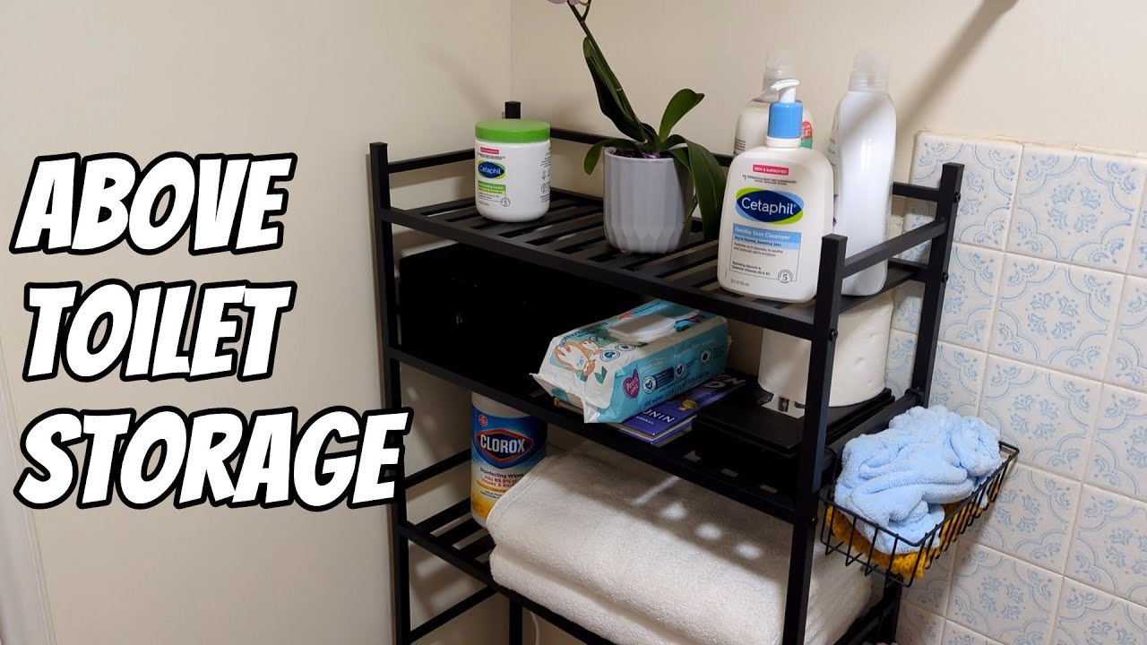 These Over The Toilet Storage Shelves look great! Easy to install.