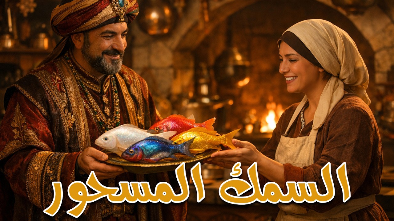 السمك المسحور | حكاية الملك والسر الغامض في البحيرة المسحورة