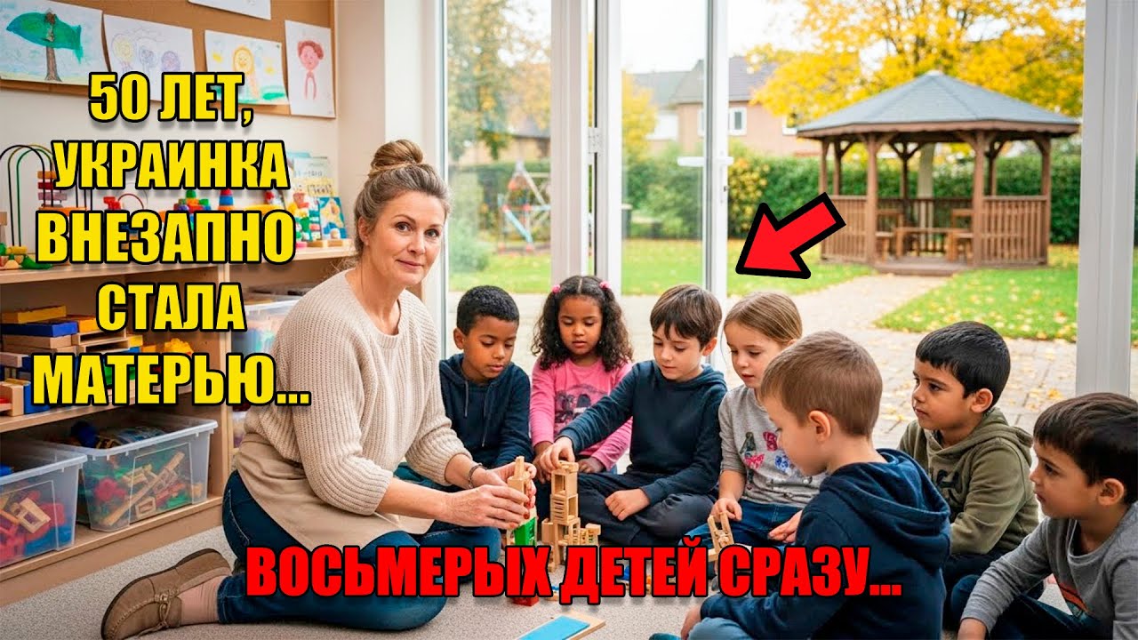 50-летняя УКРАИНКА стала НЯНЕЙ у БОГАЧА с 8 детьми… а ПОТОМ увидела ТО, что ПРЯТАЛИ в ПОДВАЛЕ...