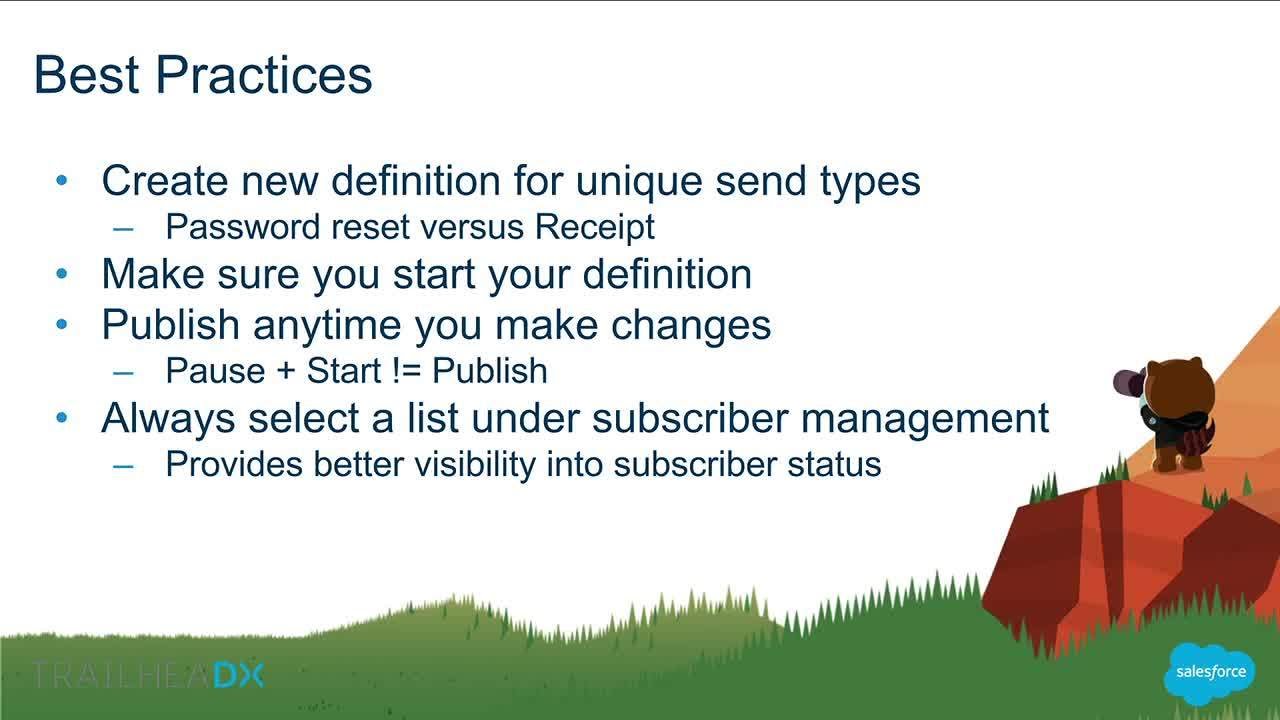 Marketing Cloud Transactional Sending
