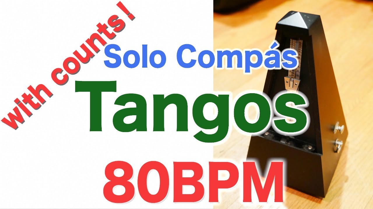 Compas Flamenco Vol.2 Tangos Track 1 - 80bpm Solo Compás counts Included for beginners