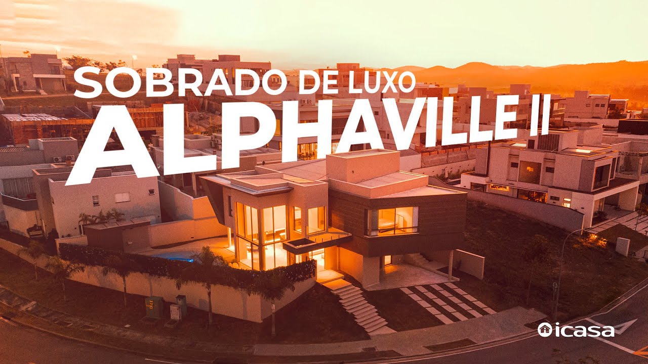 Alphaville II - São José dos Campos/SP | Sobrado de Luxo Maravilhoso à venda no Urbanova