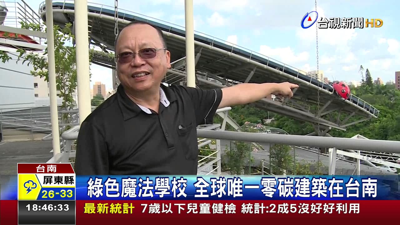綠色魔法學校全球唯一零碳建築在台南