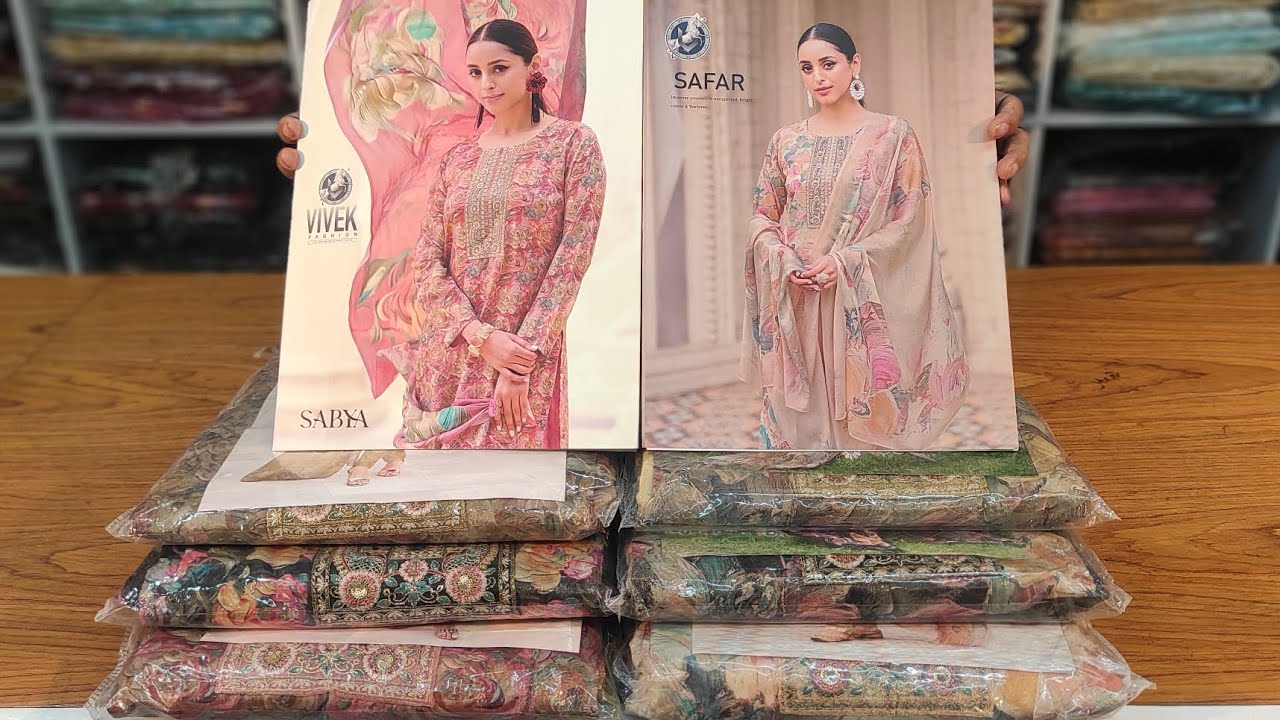 Original VIVEK SAFAR & SABYA Catalogue | Imported Luxury Formal Suits | Premium Material | EID 2025