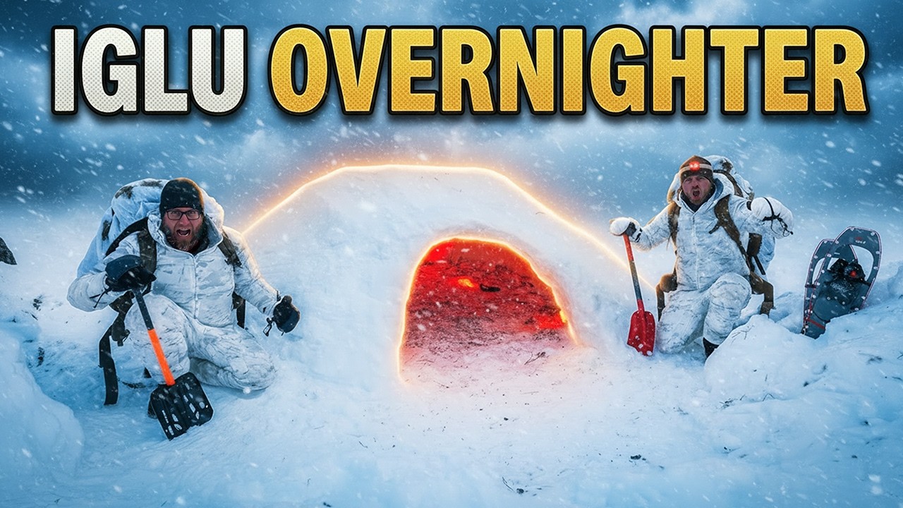 Übernachtung im IGLU bei -25°C - Winter, Schnee und extreme Kälte in den Bergen Norwegens - Survival