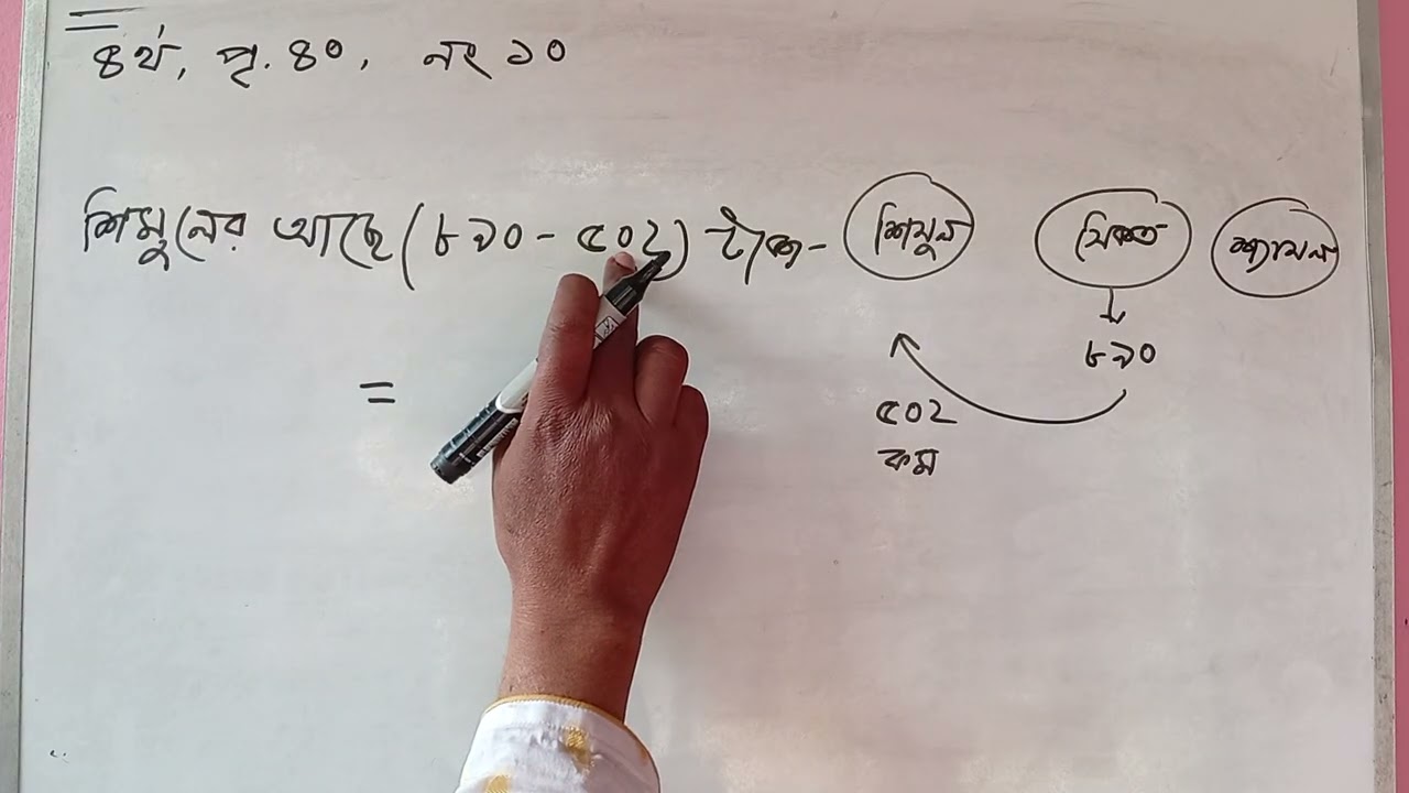 চতুর্থ শ্রেণী প্রাথমিক গণিত 