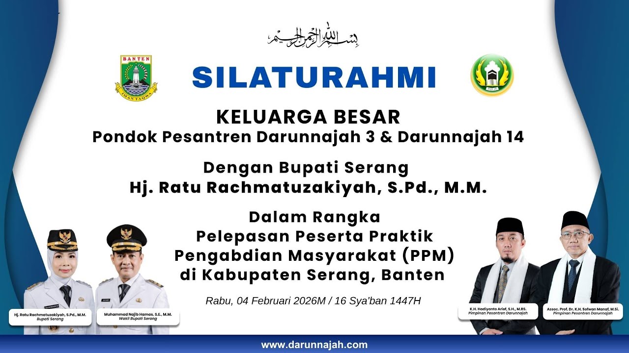 🔴 [LIVE] PELEPASAN PESERTA PRAKTIK PENGABDIAN MASYARAKAT (PPM) BERSAMA BUPATI SERANG