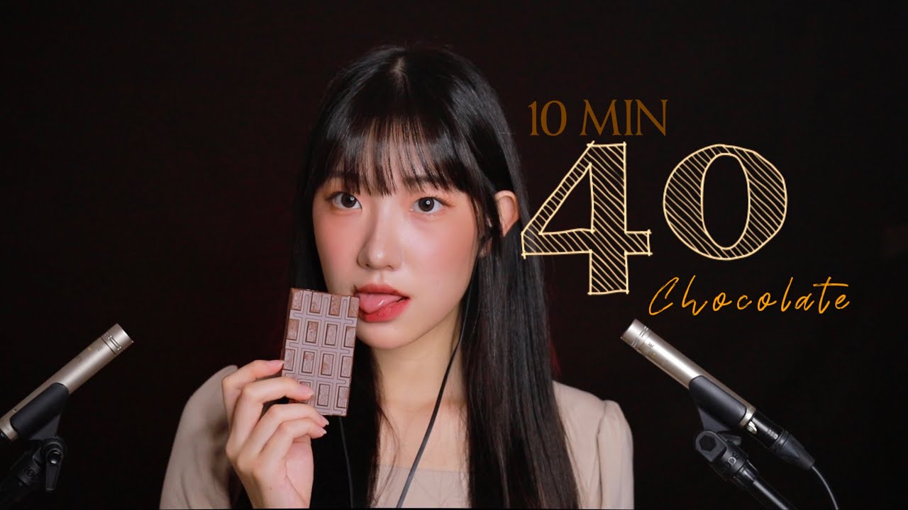 ASMR 40 loại chocolate trong 10 phút