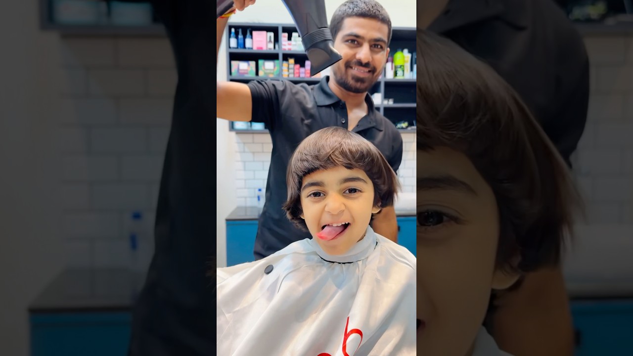 Navya ka papa ne karaya new hair style😳#unbelievablenavya #hairstyle #haircut #shortvideo #navya