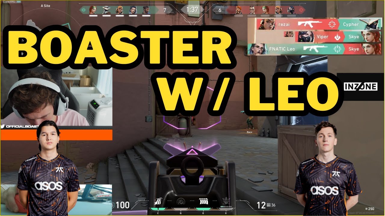 FNC YILDIZLARI BOASTER VE LEO RANKED MAÇINDA ! | 46 KILLS | VALORANT
