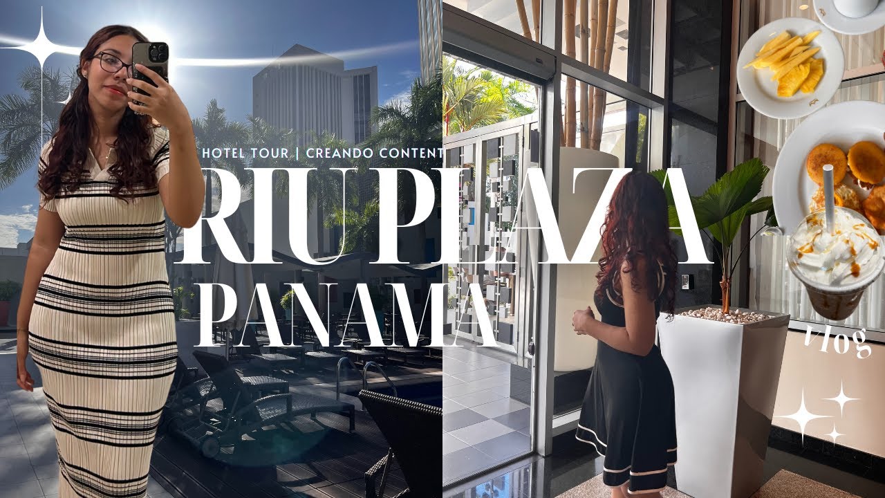 vlog !!  hotel ríu plaza panamá, creando content para un festival, de aquí allá, sushi! °✩₊