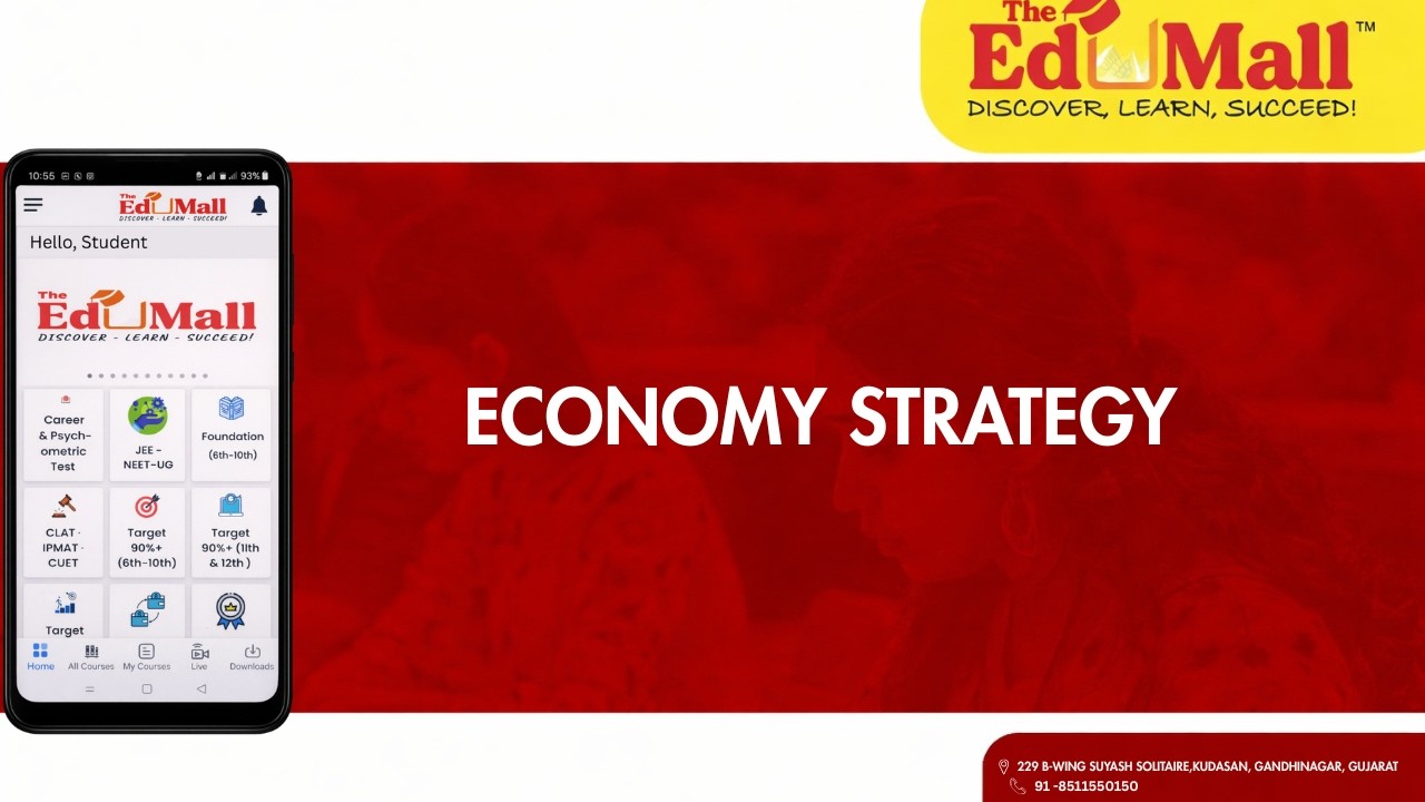 Economy Strategy | Gpsc Exam | #TheEduMall