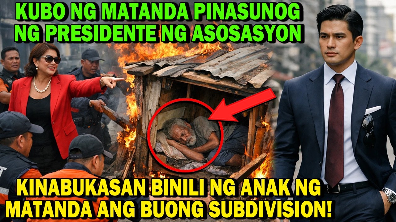 Kubo ng Matanda Pinasunog ng Presidete ng Asosasyon pero...