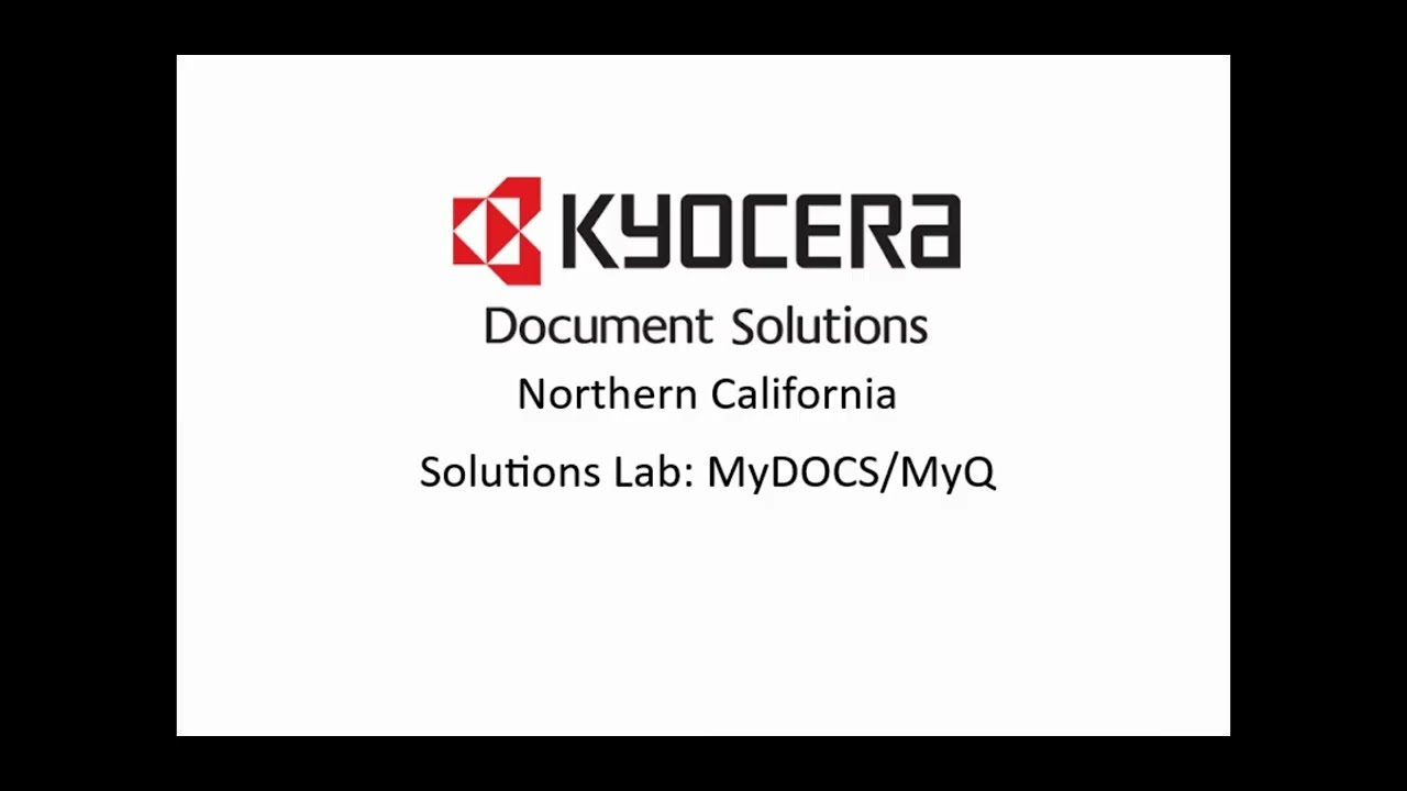 Solutions Lab: MyDocs/MyQ