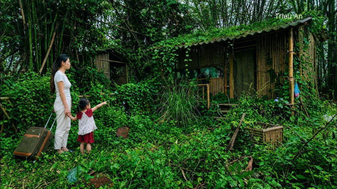 Full video: Mother and daughter return to abandoned house - from husband's betrayal.