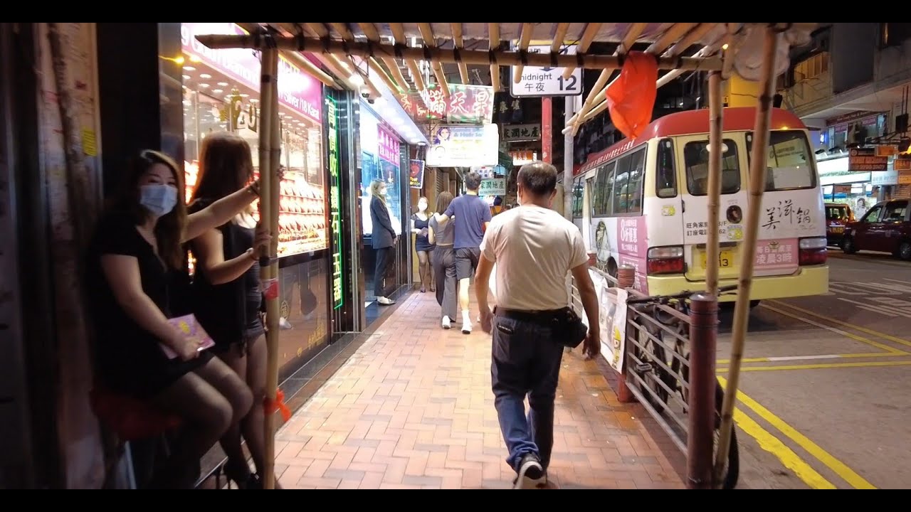 上海街(Shanghai Street)夜間市況!! 永遠的紅燈區!! 流鶯再度出沒!! Forever Red-light district in Hong Kong 03/04/2021