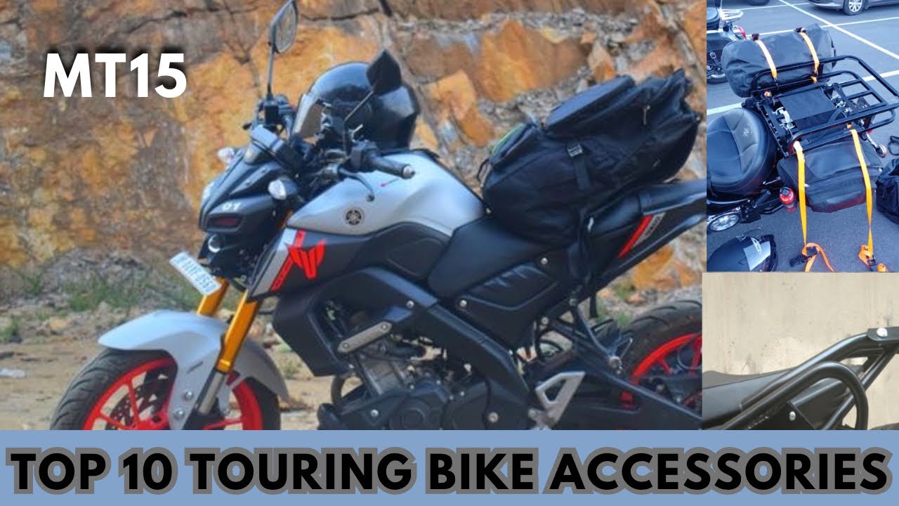 Touring Bikes accessories for #mt15 தமிழ் @MR.BLACKBIKER