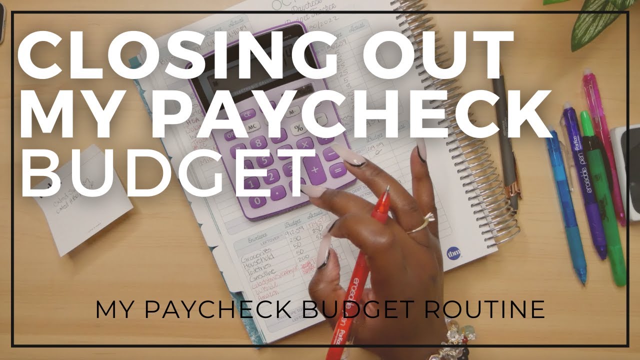 BUDGET WITH ME || CLOSING OUT MY PAYCHECK BUDGET || HOW DID I DO? || @BudgetTreasures