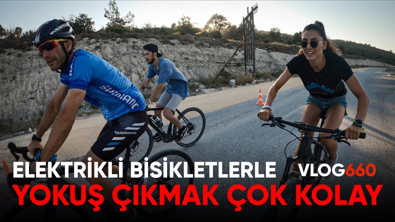 Elektrikli bisikletlerle yokuş tırmanmak çok kolay. E-Bike Testi