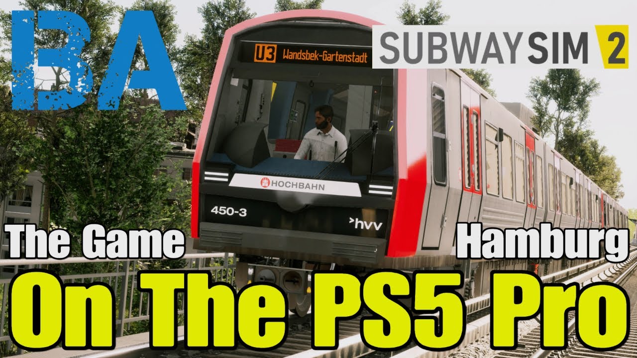 SubwaySim 2 On PS5 Pro! - Taking A FIRST LOOK Of Hamburg U3
