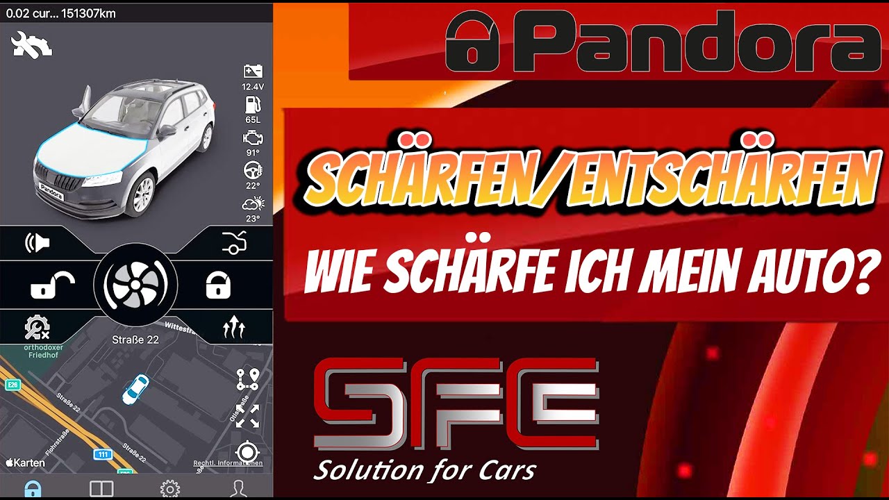 Pandora Alarmsysteme - Wie schärfe ich mein Auto?
