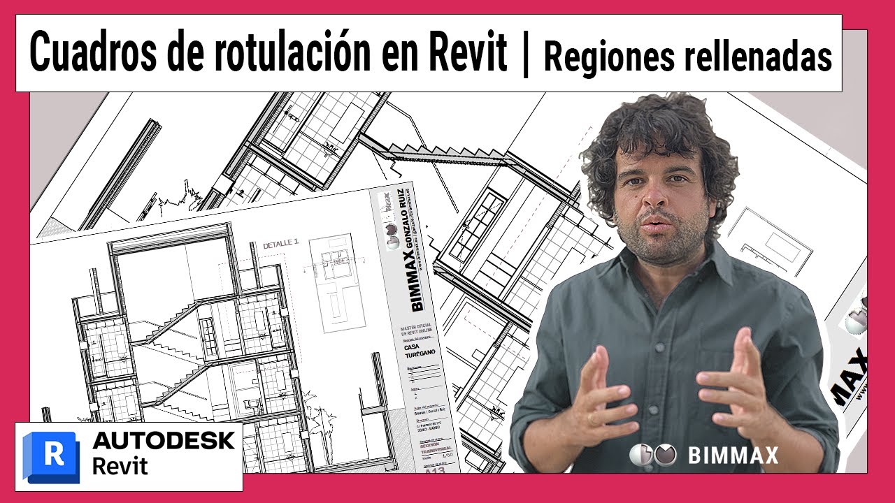 CUADROS DE ROTULACIÓN en REVIT ✅ Regiones rellenadas YA NO tapan las líneas... ¡SOLUCIONADO!!!