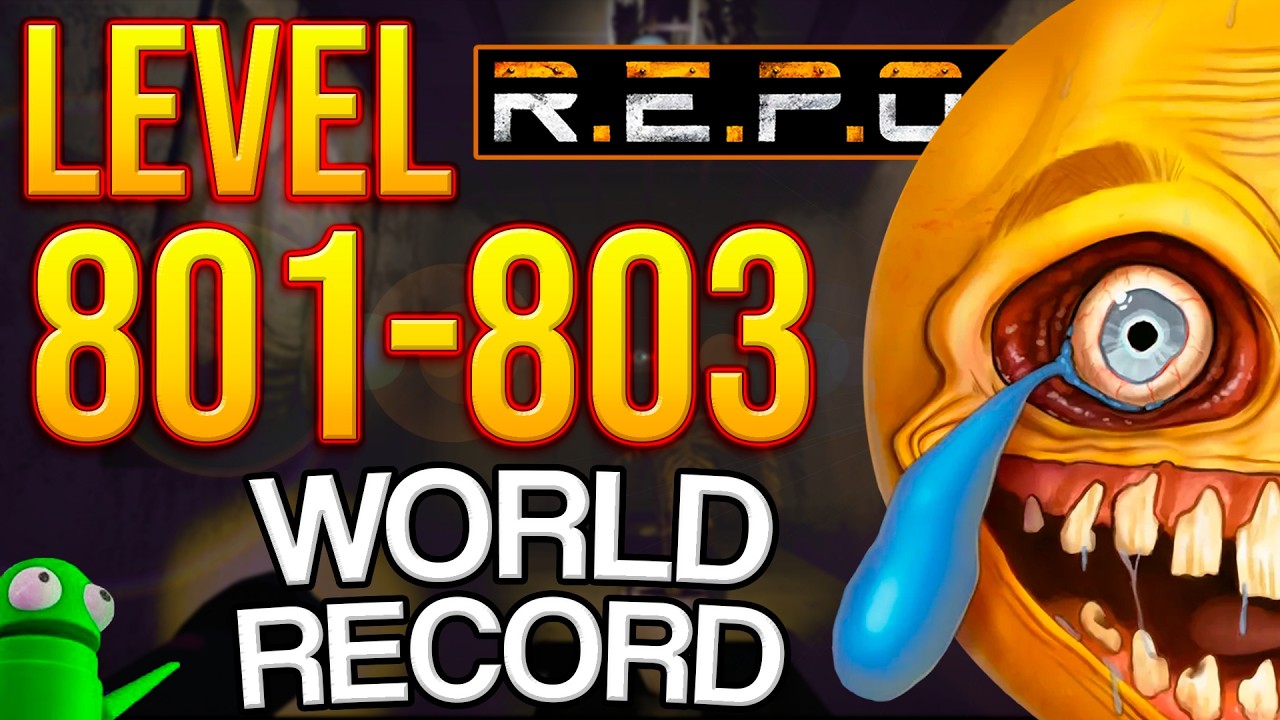 R.E.P.O. Solo World Record Level 801-803 | MASSIVE MONEY LOSS!💀