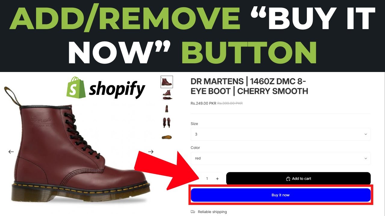 How to Remove Buy It Now Button in Horizon Theme Shopify
