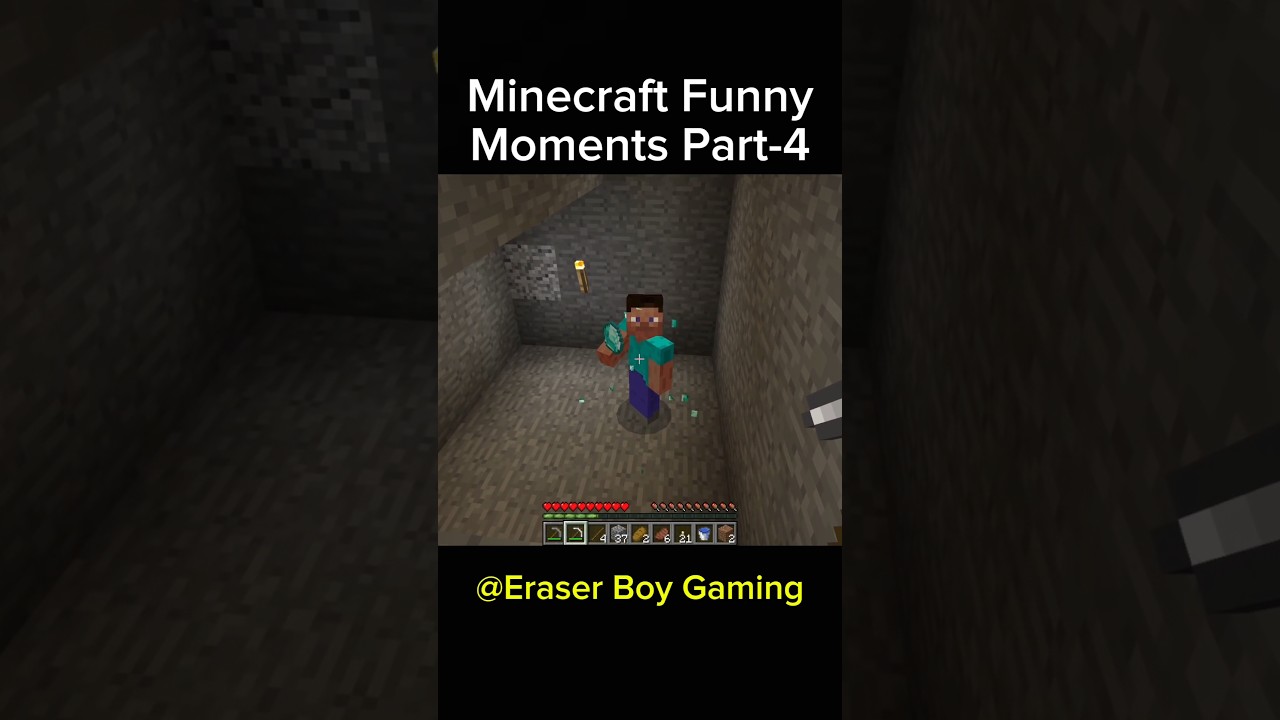 Minecraft Funny Moments Part-4 #indiangamer #hindigameplay #minecraftfunny #funny