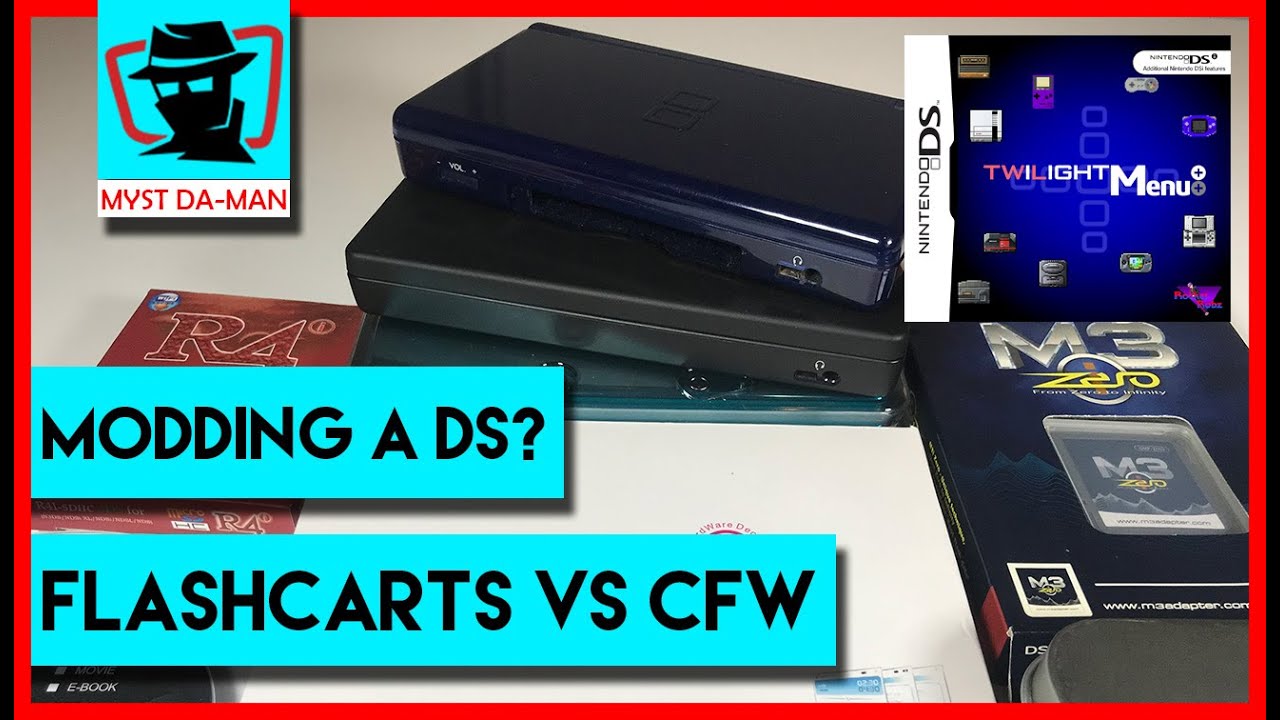 Modding a Nintendo DS | What does it give you? Flashcarts vs. Custom Firmware (CFW)