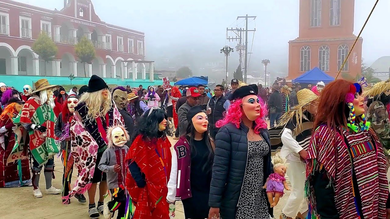 Cierre de Carnaval  2026 En San Martin Itunyoso Tlax Grupo Dominantes De Bs