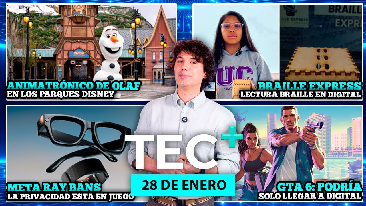 TEC+: GTA 6 podría llegar solo a digital, Disney muestar a su nuevo animatrónico de Olaf, y más