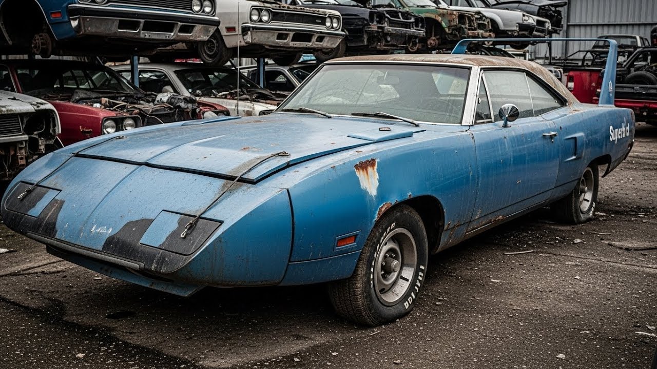 From Forgotten to Showroom Legend | ASMR Restoration of a 1970 Plymouth Superbird (Superbird Blue)