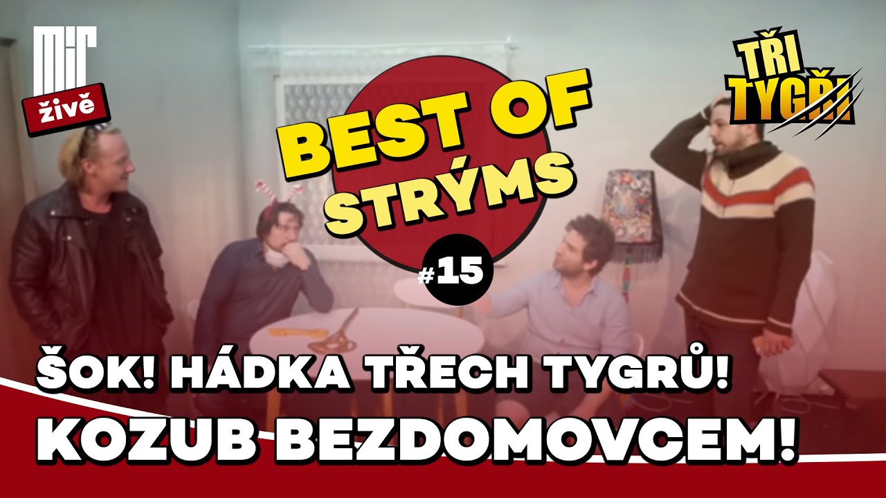 TŘI TYGŘI | ŠOK! Hádka Třech Tygrů! Kozub bezdomovcem! | Best of strýms #15