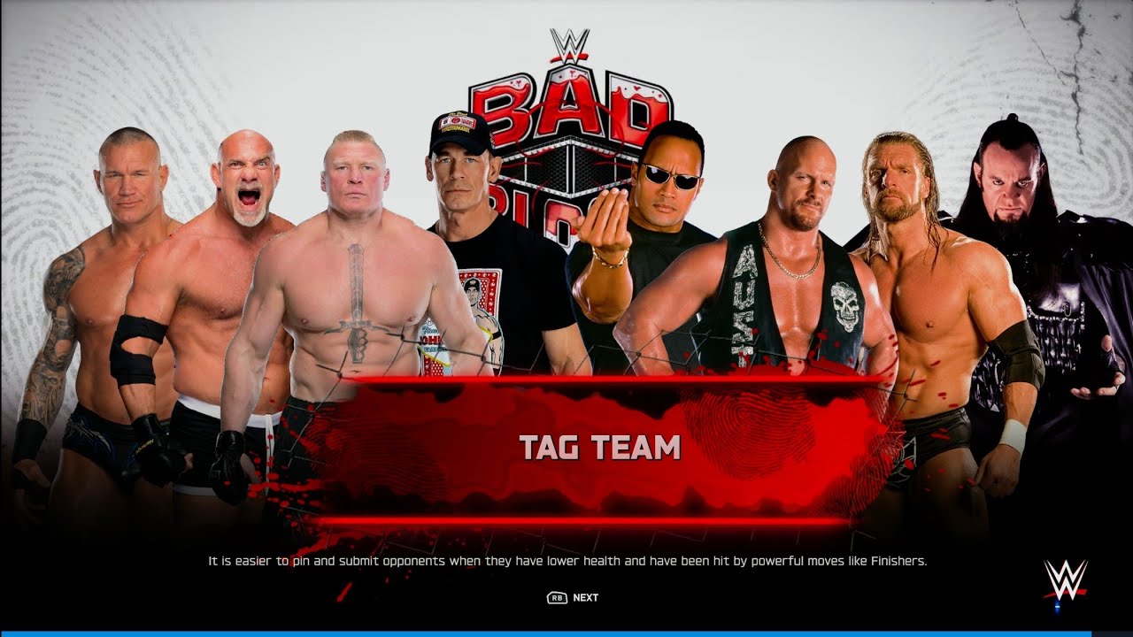 Team Destroyers Vs Team Attitude ERA LEGENDS - Tag Team Elimination Match | WWE 2k25 