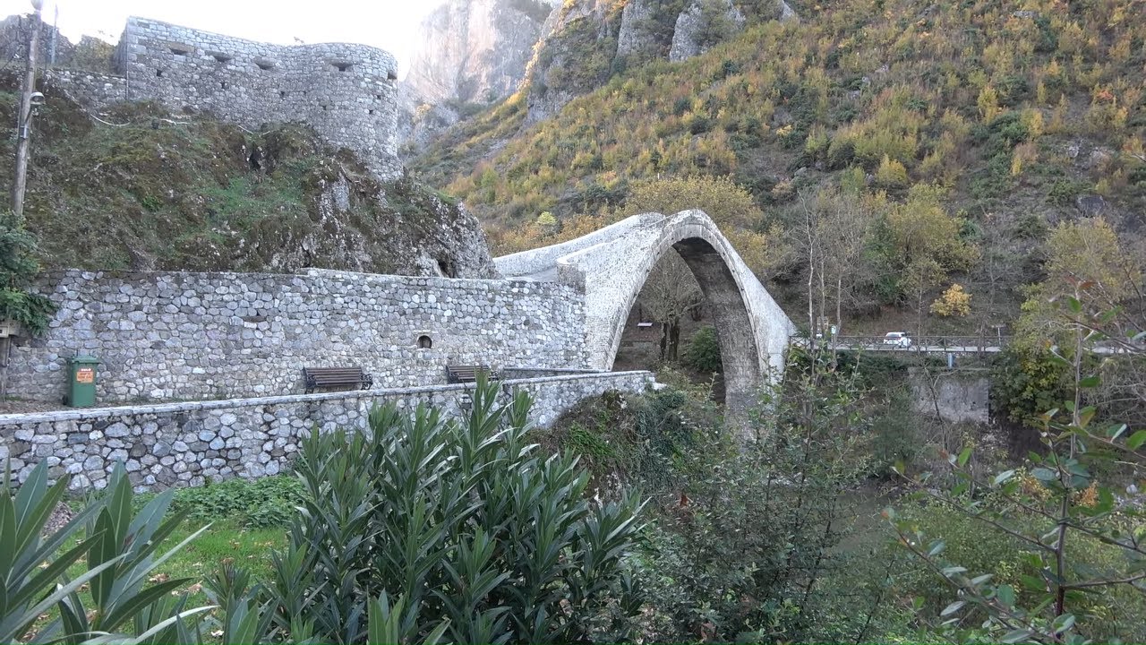 Old bridge in Konitsa Greece