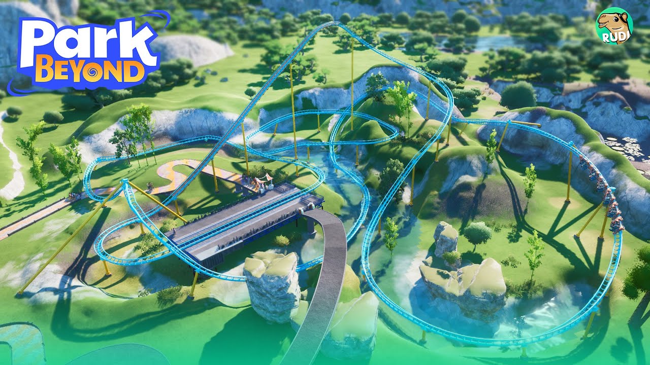 Trying a realistic Coaster Layout in Park Beyond - First Test
